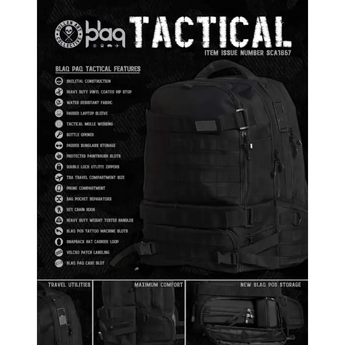 Sullen Clothing Blaq Paq Tactical - Apparel